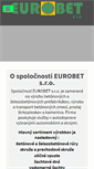 Mobile Screenshot of eurobet.sk