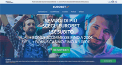 Desktop Screenshot of eurobet.it